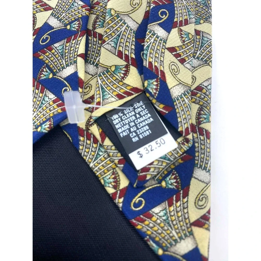 Men's Necktie The Metropolitan Museum Of Art Art Deco Nouveau‎ fan 100% SILK